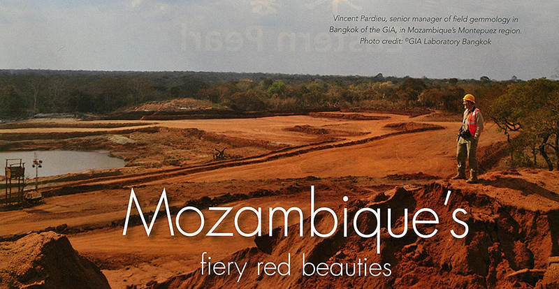 Mozambique's fiery red beauties